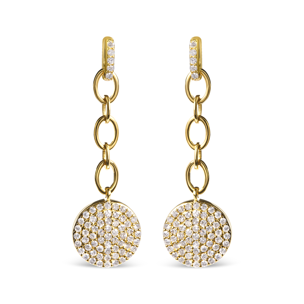 18K Yellow Gold Plated .925 Sterling Silver